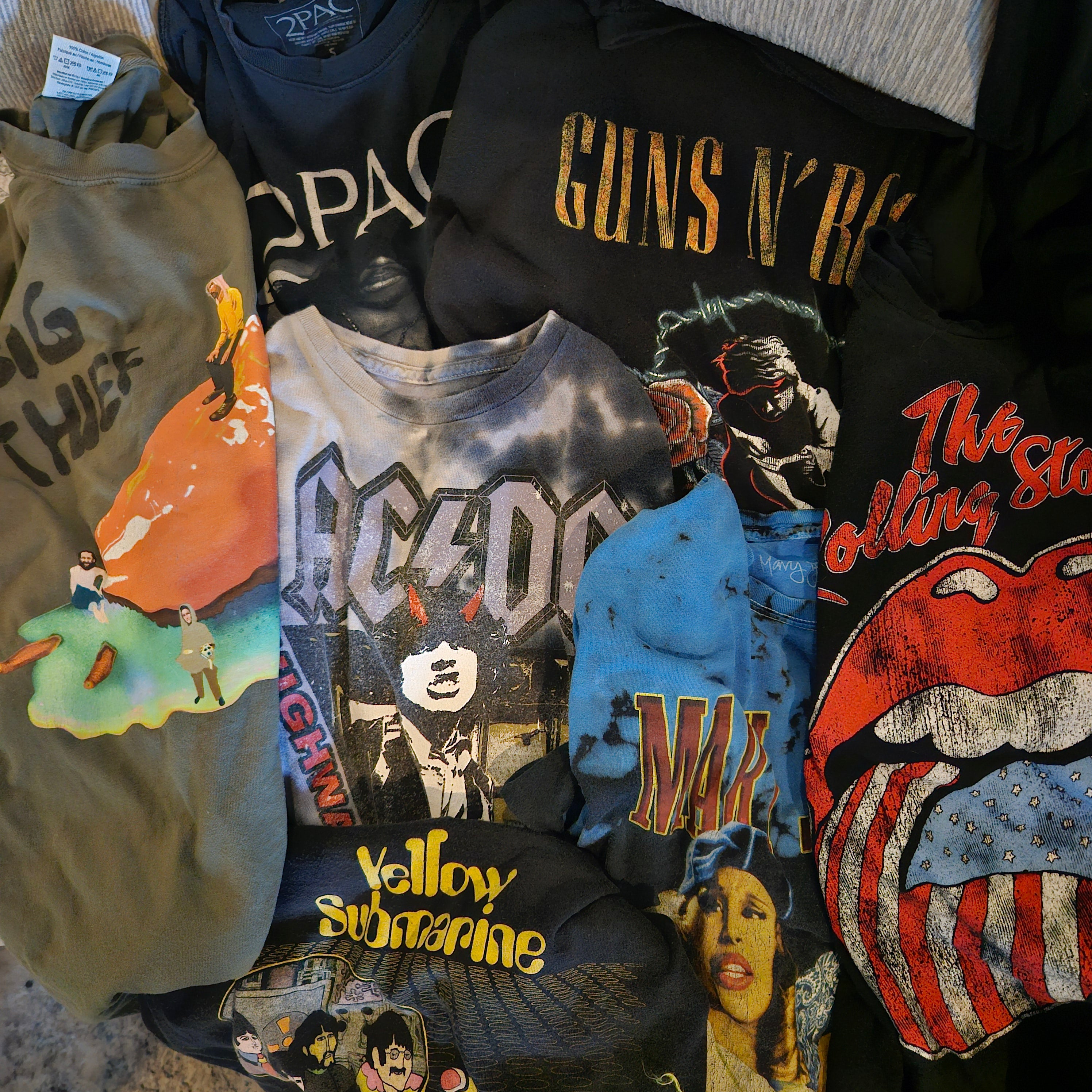 Mystery Thrifted Vintage Music T-Shirt – Curious Collections Vinyl 